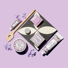 Load image into Gallery viewer, milky body cream, soap bar, hand cream, lip balm, body butter