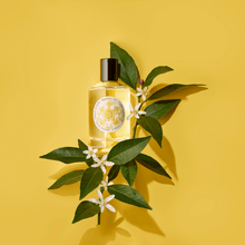 Load image into Gallery viewer, cologne bottle with orange blossom branch