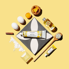 Load image into Gallery viewer, milky body cream, soap bar, dry oil, hand cream, lip balm